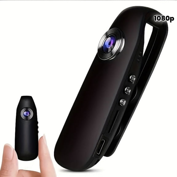 1080P Wearable Body Camera, Compatible with Smartphones, Supports 128GB TF Card, for Security, Biking, Evidence & Adventure Recording, Video Monitor - Best Holiday Gift