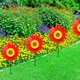 thumbnail image 5 of pstuiky Molino de viento de girasol para decoración de jardín exterior bidireccional de 36 cm, 5 of 7