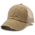 thumbnail image 2 of Gorra de béisbol PromindFun de algodón lavado desgastado para mujer, 2 of 8