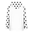 thumbnail image 5 of jtjvou Hoodie for Women Long Sleeve Polka Dots Pullover Sweatshirt Casual Oversized Tops 2025 Fashion Outfits White M, 5 of 6