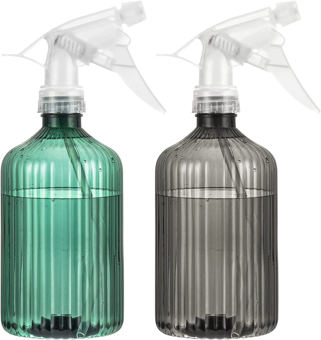 Lot De 2 Flacons Pulvérisateurs Vides 200 Ml - Manuel - Pour Jardinage, Nettoyage, Plantes - Plastique Sans BPA