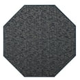 thumbnail image 1 of Furnish My Place Indoor Floor Rug - 3 ft. Octagon, Navy, Distressed, Area Rug for Bedrooms, Hallways, Living Rooms, 1 of 5