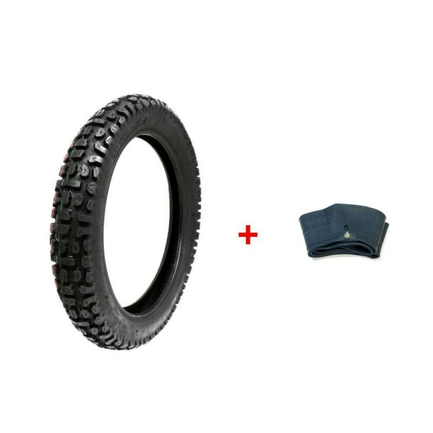 COMBO Dirt Bike TIRE + INNER TUBE Size 4.1018 TR4 Valve Stem