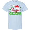 thumbnail image 3 of Inktastic Poppy Claus with Christmas Santa Hat and Snowflakes T-Shirt, 3 of 5