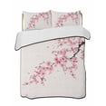 thumbnail image 2 of Cherry Blossoms Full Size Down Alternative Comforter, Lightweight Comforter Quilt Bedding Set with Pillow Shams Pink Flower Floral Spring Nature Country All Seasons Bed Comforter Duvet Insert 78"x90", 2 of 7