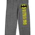thumbnail image 2 of Batman 1989 Movie Men's Heather Gray Sleep Pants-XL, 2 of 4