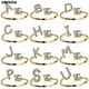thumbnail image 2 of Anillos De Oro 26 Letras Mayúsculas De 18 Quilates Circonita Cúbica Nudillos Fiesta De Dedo Mujeres, 2 of 4