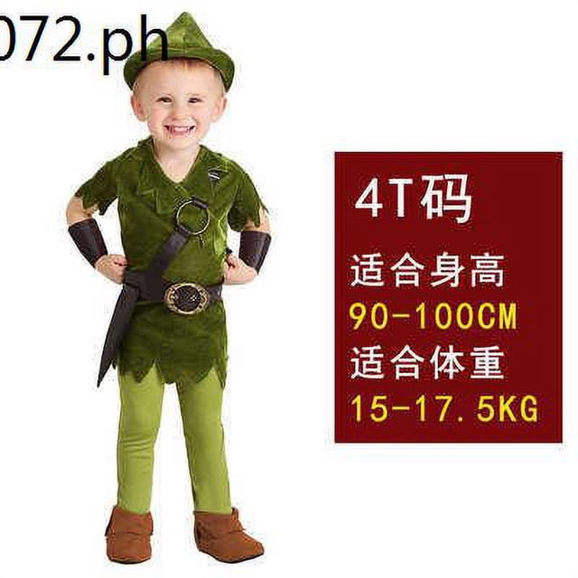 Halloween Día Del Niño Adulto Espectáculo De Escenario Clásico De Lujo Peter Pan Disfraz