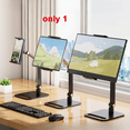 thumbnail image 4 of Portable Monitor Stand, Universal Metal Desk Holder,16 Inch Universal,Desktop Flat Bracket for Live Broadcast, 4 of 6