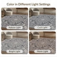 thumbnail image 7 of ODIKA 8'x10' Washable Area Rug Non-Shedding, Easy Care, Moth Boho Vintage Mediterranean Scroll Border Butterfly Vinyl Flowing Dynamic for King Size Bedroom Under Bed, Master Suite, 7 of 7