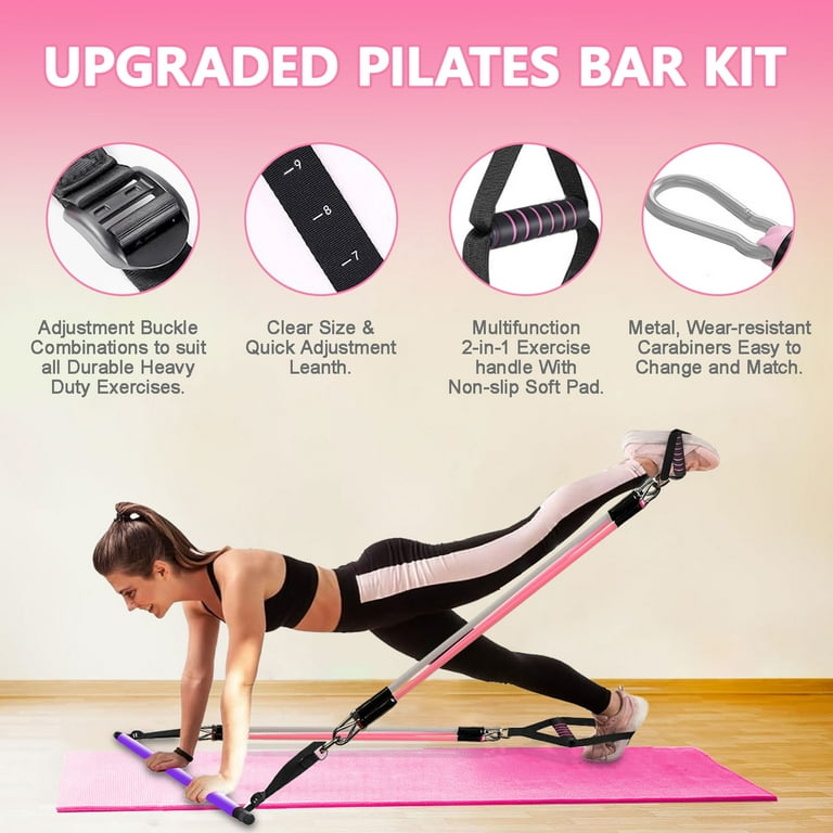 Yoga Pilates Bar Kit Pilates Bar Kit With Resistance Bands Full