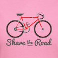 thumbnail image 3 of CafePress - Share The Road T Shirt - Women's Traditional Fit Dark T-Shirt, 3 of 4