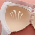 thumbnail image 3 of Wancir Front Button Closure Bras for Older Women Convenient Lace Wireless Seamless Comfort Post Surgical Mastectomy Bra, 3 of 7
