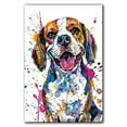 thumbnail image 3 of Beagle Dog Canvas Wall Art Prints,Watercolor Dog Art Canvas Painting Poster,Pet Canvas Painting Puppy Artwork 8x12 inches, 3 of 6