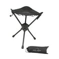 thumbnail image 4 of Taburete trípode plegable Taburete giratorio para acampar Silla de asiento portátil versátil con Negro, 4 of 8