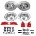 thumbnail image 2 of PowerStop Front and Rear Z23 Evolution Sport Brake Pad and Rotor Kit with Red Powder Coated Calipers Fits: AUDI Select Models KC889, 2 of 2