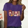 thumbnail image 2 of Birdeem Mode Femmes Été Ample Imprimé T-Shirt à Col Rond Manches Courtes Blouse Décontractée, 2 of 4