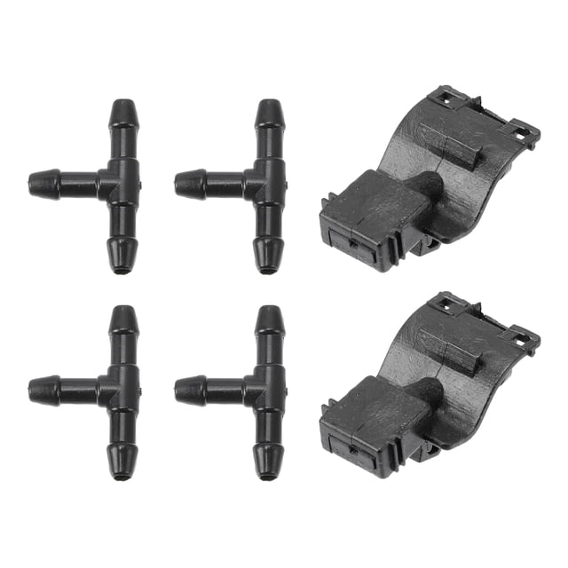 Kit de Boquillas de Limpiaparabrisas Unique Bargains para Toyota RAV4 2005 -2012 Boquillas de Rociado de Limpiaparabrisas Jet No.8538130170 4 Pcs Conector de Manguera en T