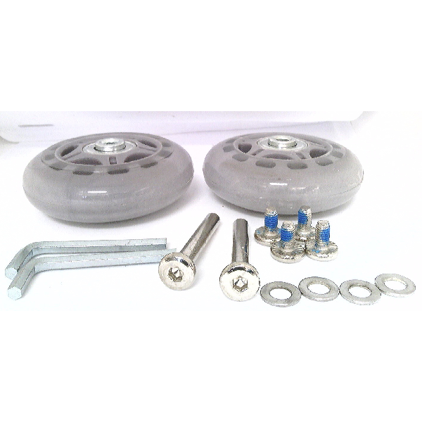 Travel Bags Replacement Luggage Gray Wheels Set Universal Suitcase