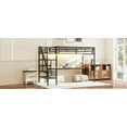 thumbnail image 2 of [Sécurité pour Enfants et Multifonctionnel] Lit Mezzanine - Simple TG / Grand Rangement et Bureau et Échelle Intégrée et Garde-Corps, 2 of 24