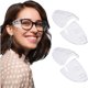 thumbnail image 4 of Set 2 pares de protectores laterales para gafas, 50x45x20 mm, TPU, Transparente, 4 of 4