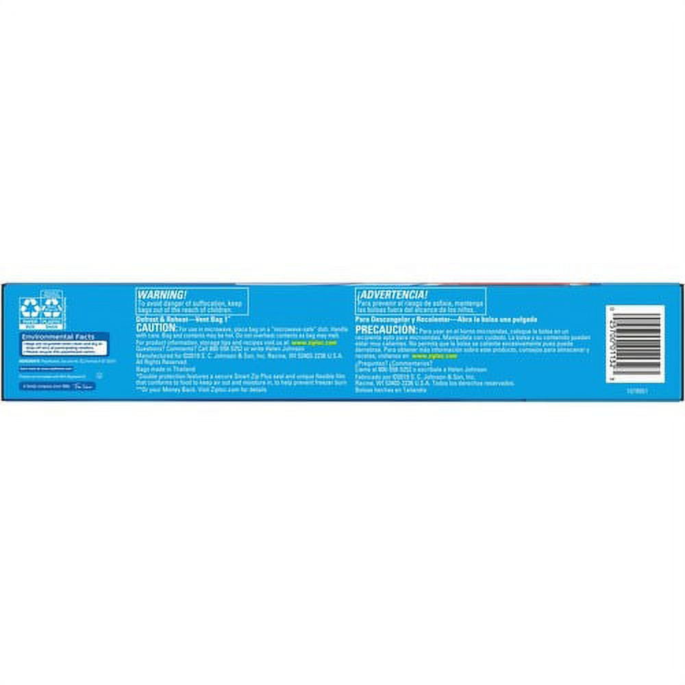 Ziploc 2-Gallon Freezer Bags Extra Large Size - 2 gal - 13" Width - 10/Box - Food, Money, Meat, Poultry, Fish, Soup