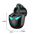 thumbnail image 3 of Xihbxyly Ofertas de Vacaciones Auriculares Inalámbricos Bluetooth, Redundantes Inteligentes, Auriculares Intrauditivos para Deportes Electrónicos, Auriculares Superlargos, 3 of 7
