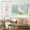 thumbnail image 5 of Elephant Stock White Duck Wall Art - Horizontal Multi Panel Canvas - Living Room Wall Decor - Animal Multi Panel - Green And White Decor - 38" x 24", 5 of 8