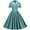 Green Plaid, variant on IBTOM CASTLE Women's Vintage Dress Plaid Floral Cocktail Party Swing Dresses 1950s Retro Gown Wedding Formal A-line Midi Dresses S Blue Pocket