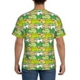 thumbnail image 2 of Rocae Cartoon Frog for Men's Moisture-Wicking Crew Tee - T-Shirt for Sports, Outdoor Activities, and Casual WearLarge, 2 of 9
