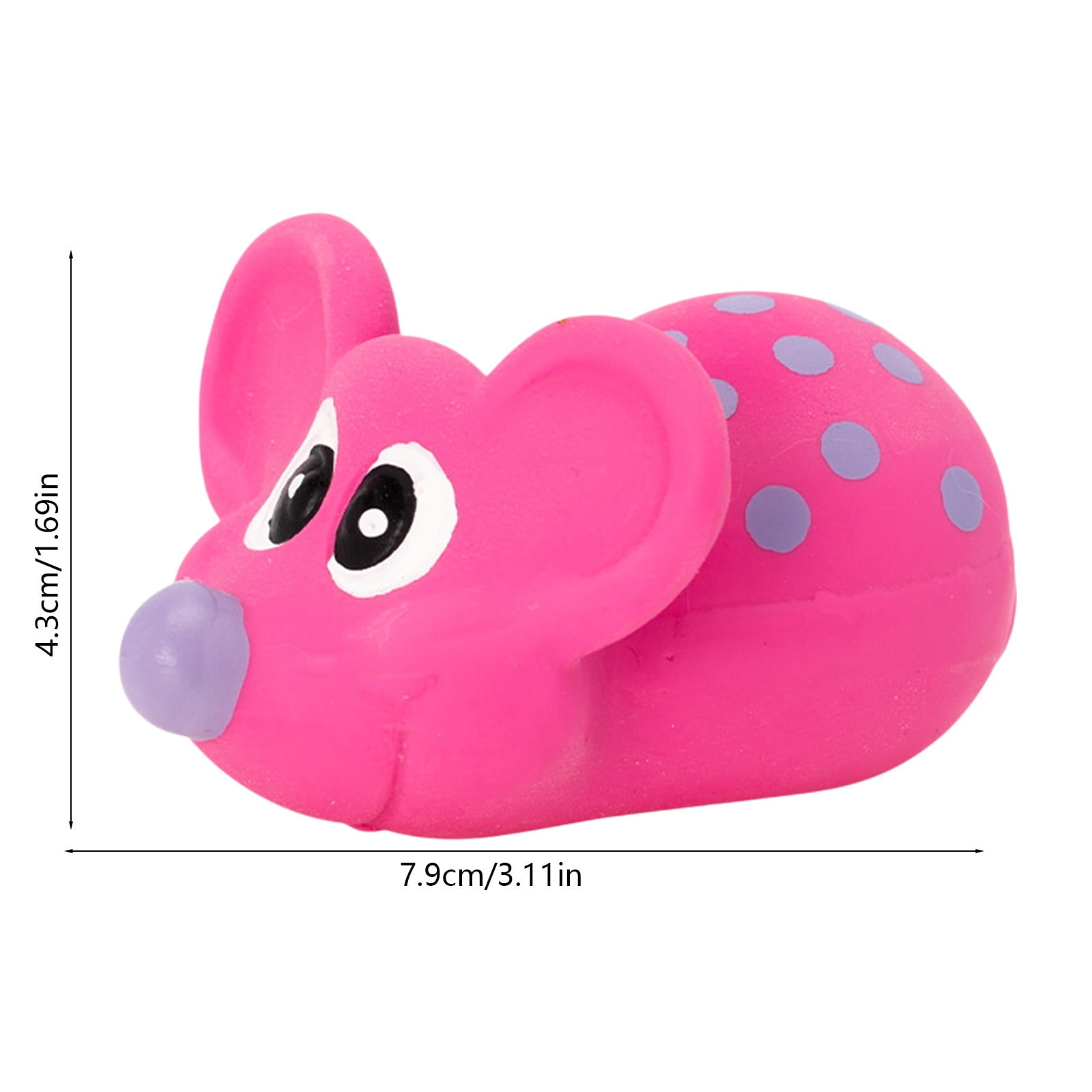 JilgTeok 4 Packs Pet Toys Latexs Material Bites Toys for Small and Medium Sized Dogs Cats Interactive Latex Puppy Toy