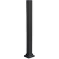thumbnail image 1 of 3" x 3" x 46.5" Aluminum Railing Stair Post - Black, 1 of 1