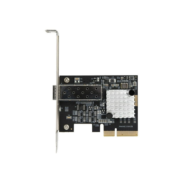 StarTech.com Carte SFP+ 10G PCIe, Adaptateur Réseau Port SFP+ Simple avec Profil Bas, SFP+ Ouvert pour Modules MSA-Conforme / Câbles à Attache Directe (DAC), Carte Fibre PCIe NIC 10 Gigabit - Carte Réseau PCI Express SFP+ - Adaptateur Réseau - PCIe x4 - 10 Gigabit SFP+ x 1