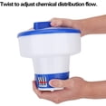 thumbnail image 5 of 7-inch Floating Chlorine Dispenser, Large Capacity-fits 3" Chlorine Tablets, Adjustable Release Tablet Floater For Indoor & Outdoor Swimming Pool Spa,, 5 of 5