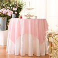 thumbnail image 1 of GFDYREE Sequin Tablecloth, Sequin Table Overlay Square, 50"x50", Pink, 1 of 6