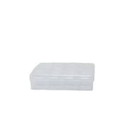 Everything Mary Craft Organizer with 16 Stackable Clear Jars – Bead & Craft Storage Container for DIY Projects