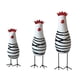 thumbnail image 2 of Juego de 3 figuras decorativas de pollo de madera, esculturas modernas de animales, estatuas para decoración de alféizares de ventanas, hogar, etc., 2 of 9