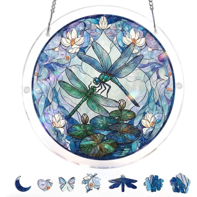 Colorful Acrylic Puzzle Pendant Home Puzzle Decoration Gift Giving