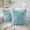 Light Blue, variant on SUSIELADY Pack of 2 Faux Fur Throw Pillow Covers 20x20 Inch, Luxury Soft Fuzzy Cushion Covers for Couch, Sofa, Bed, Living Room, Decorative Pillowcases, Coffee