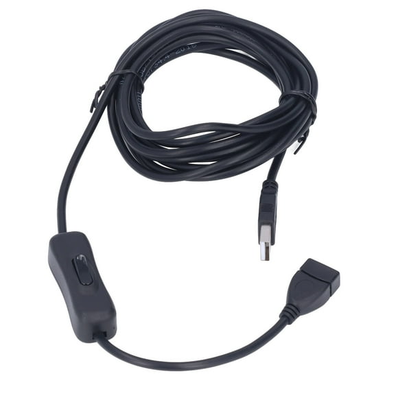 USB Switch Extension Cable, Support Data Transmission Support Power Easy USB Extension Cable Switch Control For Low Power Appliances
