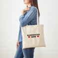 thumbnail image 3 of CafePress - Bloodhound Mom Tote Bag - Unisex Canvas Tote Bag, Beige, 1-Piece, 3 of 6