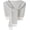 01 White Stripe, variant on Women's Fashion Sweater Knitted Knotted Shawl Wraps Cape Tops Blouses