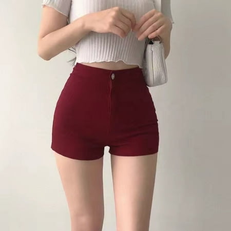 New Summer Women Sexy Thong Mini Denim Shorts Mujer Pole Dance Jeans