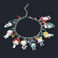 thumbnail image 2 of Yejue My Hero Academia Fashion Novelty Charm Bracelet Anime Manga Series Midoria Izuku Katsuki Bakugo Ochaco Uraraka Tenya Iida Shoto Todoroki Tsuyu Asui Eijirō Kirishima All Might charm bracelet, 2 of 12