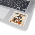 thumbnail image 3 of Happy Halloween Alaskan Malamute Witches Hat Pumpkin Carving Vinyl Sticker Alaska Mal Dog Lovers Gifts Waterproof Decal Art Decor - 02019, 3 of 5