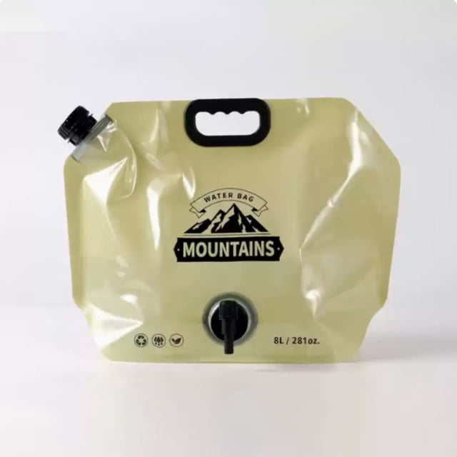 Kitchen Supplies Foldable Water Storage Container 8L Large Capacity Multifunctional Foldable Outdoor Water Bag Can Be Used For Washing Hands Washing Fruits Reusable Material Long Term Us