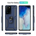thumbnail image 2 of TechCircle Samsung Galaxy S21 Ultra Case, Ring Holder Kickstand Magnetic Hybrid Rugged Shockproof Cover, Blue, 2 of 7