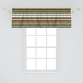 thumbnail image 2 of Ambesonne Tribal Window Valance, Tiny Bird Footprints, 54" X 18", Multicolor, 2 of 3
