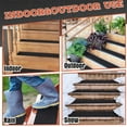 thumbnail image 6 of Stair Anti Slip Traction Tape,Black Waterproof Non-Slip Grip Tape,High Friction Weather Resistant,Non Skid Stair Treads Stickers for Indoor,Outdoor,Stair Steps, 6 of 6