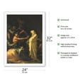 thumbnail image 2 of The Spirit of Samuel Appears to Saul at the House of the Witch Endor - Vintage Magic Poster by Salvator Rosa c.1668 - Fine Art Matte Paper Print (Unframed) 24x32in, 2 of 4